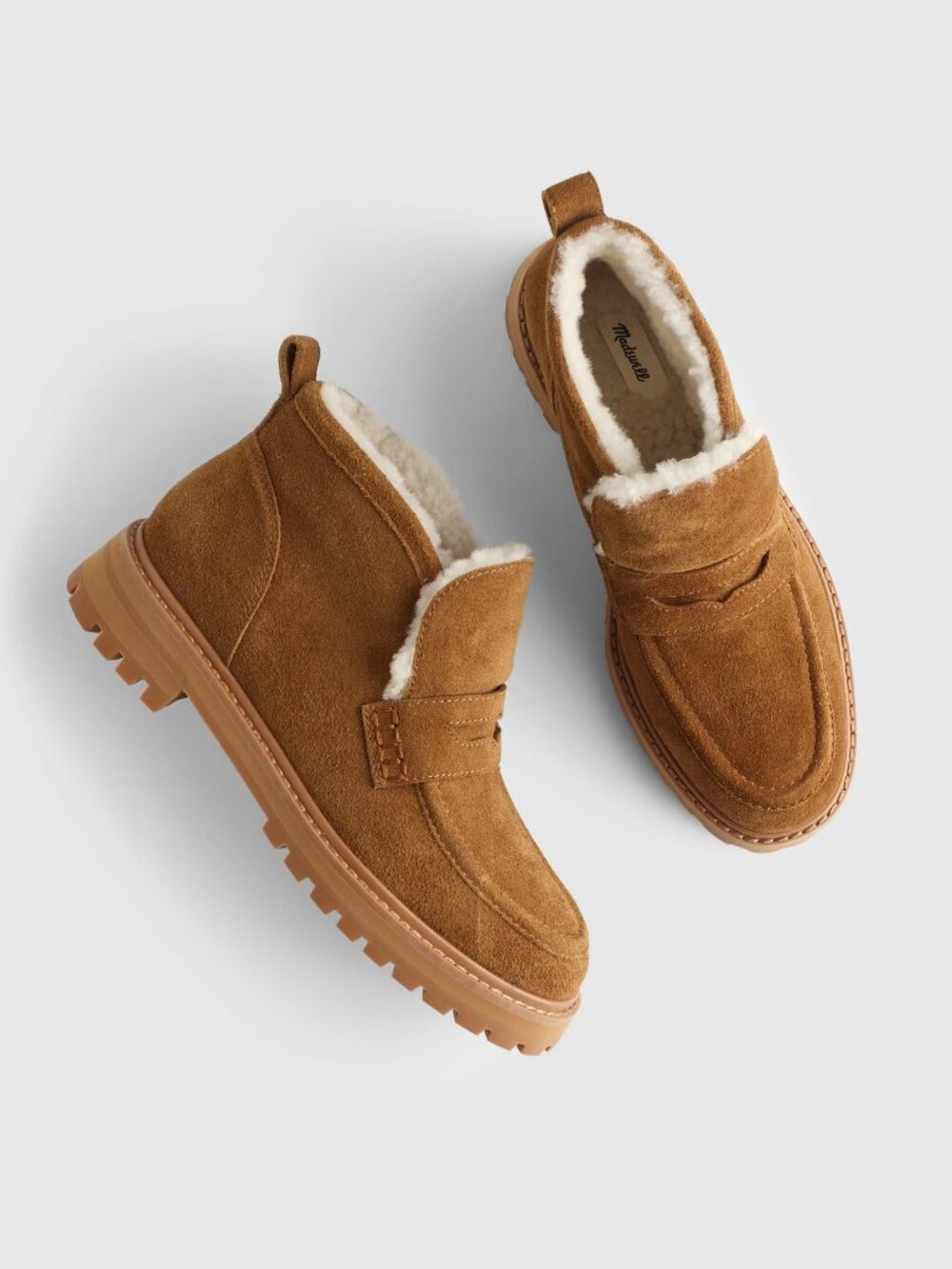 Madewell The Ryder Ankle Boot in Warm Chestnut, Size 8